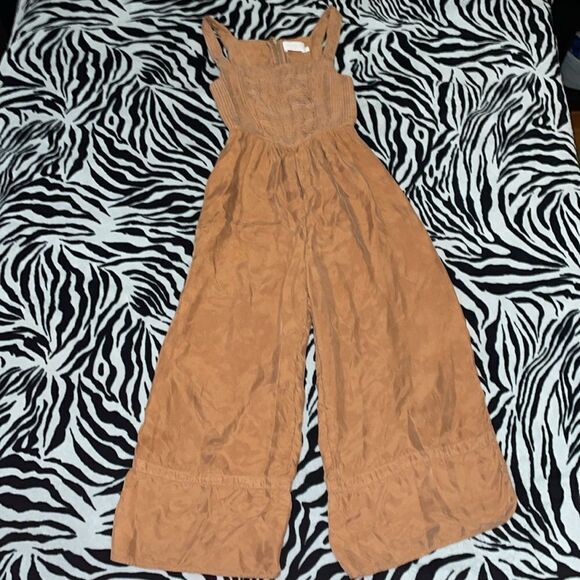 Sancia Soren wide leg cupro straps romper pleated jumpsuit cropped size XS - Picture 2 of 14